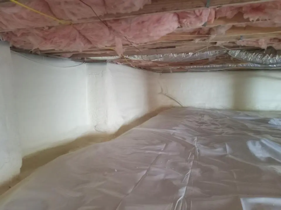Crawl space encapsulation with closed-cell spray foam for Metal Roof Coating in Kalamazoo